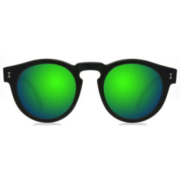 Illesteva Leonard - Matte Preto / Verde Espelhado