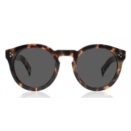 Illesteva Leonard II Matte Tortoise/ Cinza Escuro